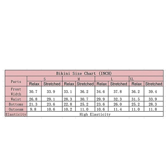 Astylish Women Push Up Two Piece Bikini Swimsuit Swimwear Bathing Suit rainbow - Picture 8 of 8